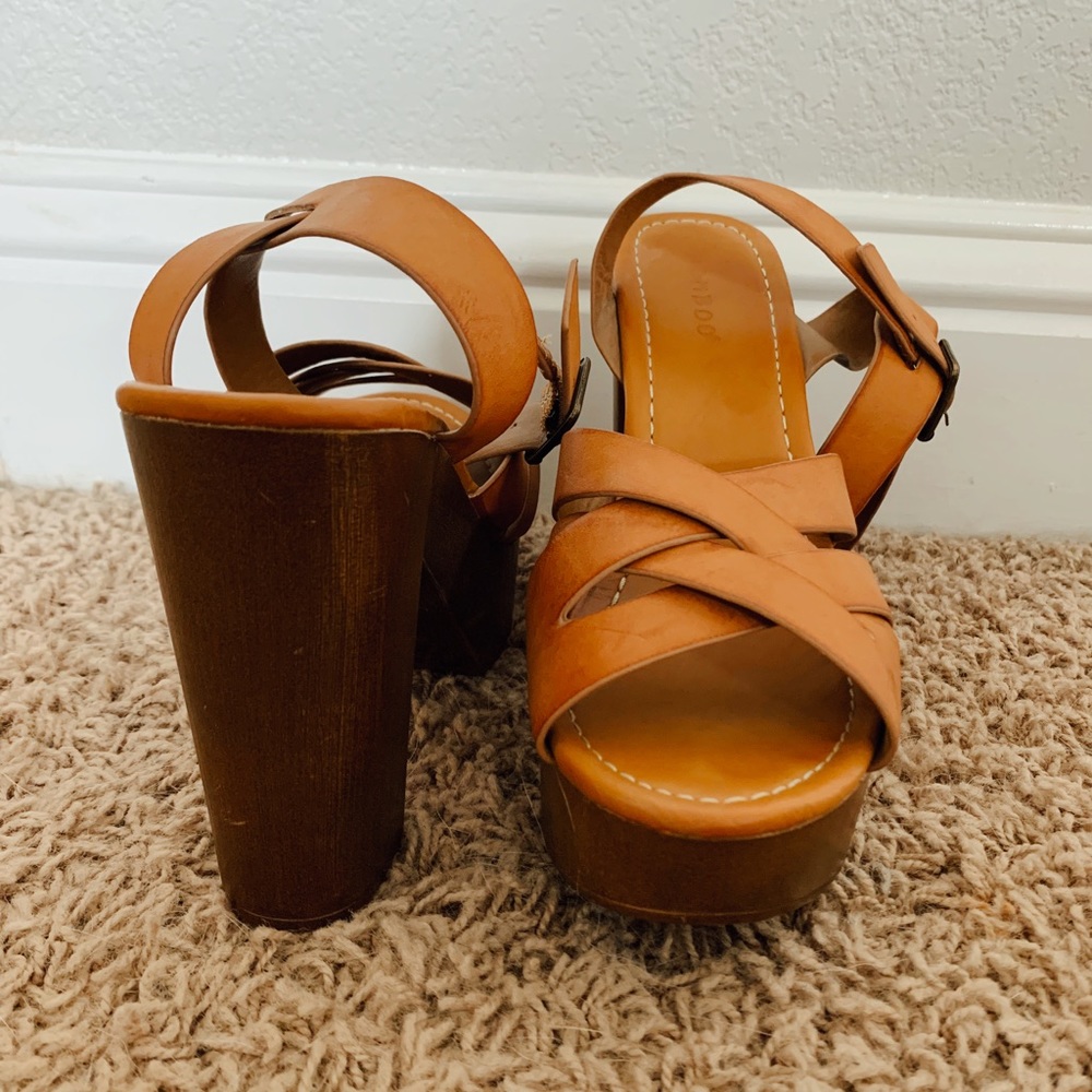 Brown heels